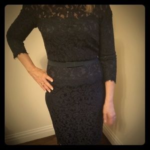 Navy cocktail dress